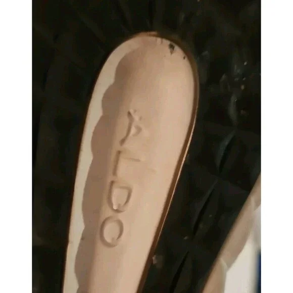 Aldo Women's Black Knit Walking Sneakers Size 7 - Picture 10 of 10